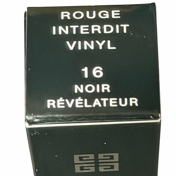 Givenchy Rouge Interdit Vinyl 16 Noir Revelateur Color Enhancing Lipstick - Picture 2 of 4